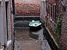 V Benátkách vyschla kvli nízkému pílivu ást kanál