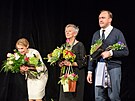 Milena Steinmasslová, Dana Syslová a Jií Hána v pedstavení Madame Rubinstein