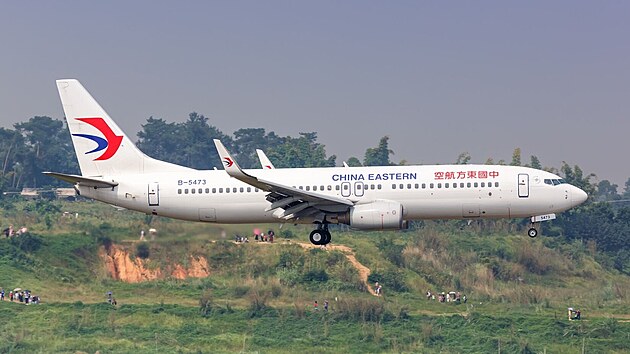 Boeing 737-800 aerolinek China Eastern Airlines (22. z 2019)