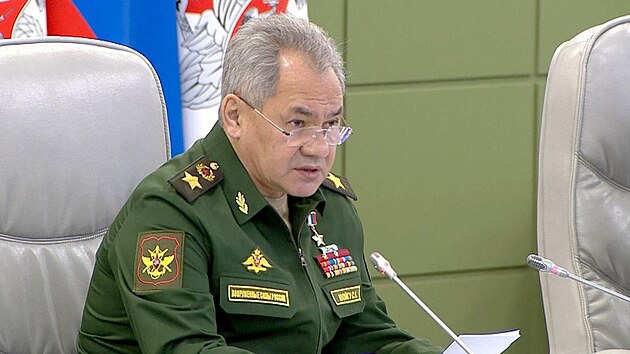Rusk ministr obrany Sergej ojgu (1. bezna 2022)