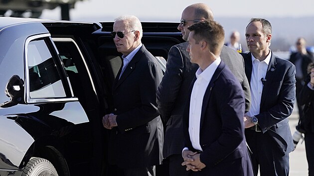 Americk prezident Joe Biden piletl na nvtvu Polska. (25. bezna 2022)