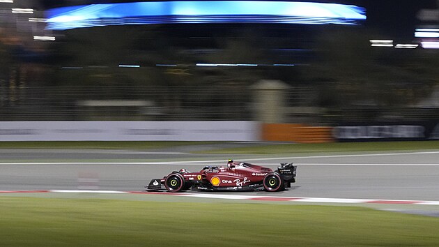 Carlos Sainz během Velké ceny Bahrajnu