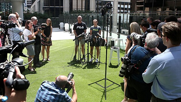 Australanka Ashleigh Bartyov hovo s novini o ukonen sv tenisov kariry.