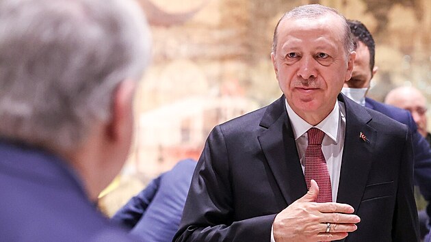 Turecký prezident Recep Tayyip Erdogan (29. března 2022)