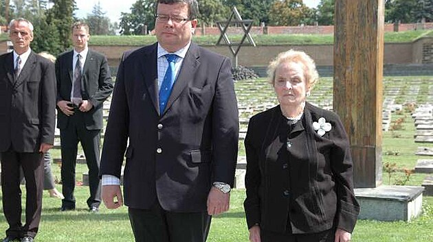 Alexandr Vondra s Madeleine Albrightovou