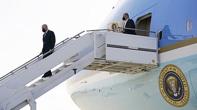 Americk� prezident Joe Biden p�ilet�l na n�v�t�vu do Polska. (25. b�ezna 2022)