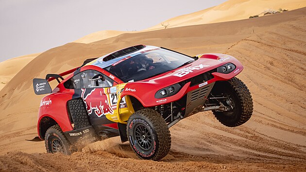 Se zvodnm specilem BRX Hunter T1+ dojel Sbastien Loeb na leton Dakarsk rallye druh.