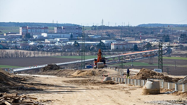Stavba západního okruhu Plzně se blíží ke dvěma třetinám. (21. března 2022)
