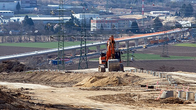 Stavba západního okruhu Plzně se blíží ke dvěma třetinám. (21. března 2022)