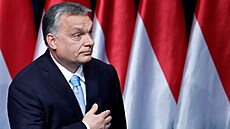 Maarský premiér Viktor Orbán na archivním snímku z roku 2019