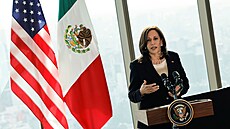 Viceprezidentka Kamala Harrisová na návštěvě Mexika