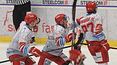 4. zápas tvrtfinále play off hokejové extraligy, Vítkovice - Tinec. Michal...