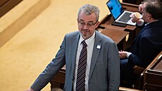 Schůze poslanecké sněmovny. Na snímku Marek Benda za ODS. (24. března 2022)
