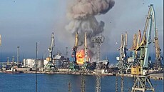 Ukrajinská armáda u přístavu Berďansk v Azovském moři zničila ruskou výsadkovou... | na serveru Lidovky.cz | aktuální zprávy