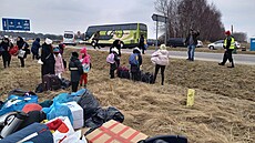 Zejména na meních hraniních pechodech s Ukrajinou byla pomoc uprchlíkm...