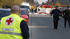 V belgickém mst La Louvi&#232;re vjelo auto do davu lidí, který se shromádil...
