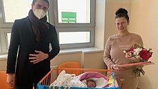 Mira je první ukrajinské miminko narozené v Jihoeském kraji. Maminku Irynu...