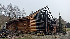 Noní poár poniil restauraci Na Srubu v Osvtimanech, která patí hradnímu...