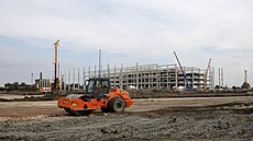 V Kojetín na Perovsku v míst nkdejího cukrovaru vzniká obí logistické...