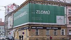 Vizuální smog v centru Plzn (17. 3. 2022)