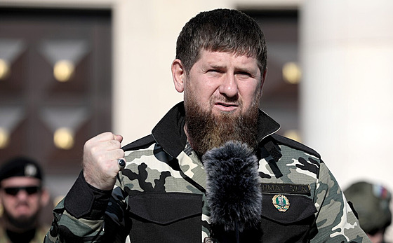 eenský vdce Ramzan Kadyrov (29. bezna 2022)