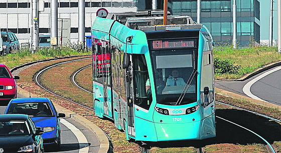 Vozy Stadler Tango NF2 jezdí v Ostrav osmdesátkou.