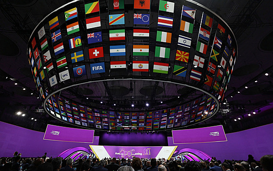 72. kongres Mezinárodní fotbalové federace (FIFA) v Dauhá pedchází losu MS...