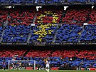 El Clásico v Lize mistry provázela na barcelonském stadionu Camp Nou...