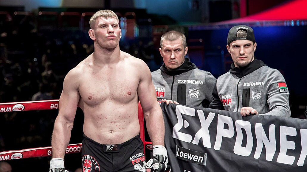 Bloruský MMA zápasník Alexej Kudin se v roce 2020 úastnil protivládních...