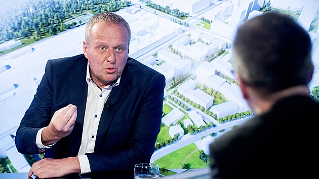 Majitel spole�nosti Central Group Du�an Kunovsk�  hostem po�adu Rozst�el. (30. b�ezna 2022)