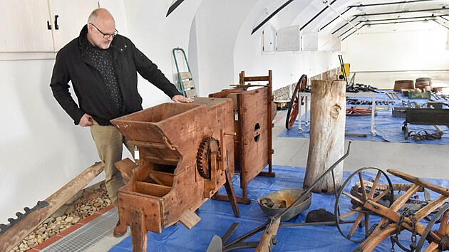 Muzeum Kromska dokonilo rekonstrukci hospodskho dvora v Rymicch a pipravuje zde expozici (bezen 2022)