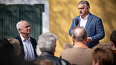 Viktor Orbán během předvolební kampaně ve městě Békéscsaba (29. března 2022) | na serveru Lidovky.cz | aktuální zprávy
