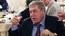 Miliardá� Michail Gucerijev na recepci po�ádané Kremlem u p�íle�itosti státního...