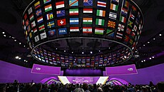 72. kongres Mezinárodní fotbalové federace (FIFA) v Dauhá p�edchází losu MS...