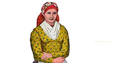 Ukázka severohoráckého kroje z nového Atlasu lidových kroj� �R