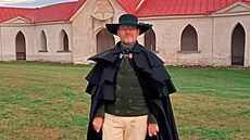 Jan Ku�a v límcovém plá�ti na Zelené ho�e