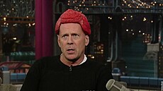 Bruce Willis v Show Davida Lettermana parodoval Lady Gaga