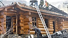 Poár zniil restauraci Na Srubu v Osvtimanech, která patí hradnímu kancléi...