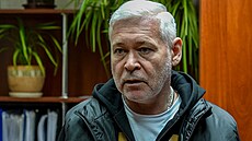 Starosta ukrajinského Charkova Igor Terechov. (25. bezna 2022)