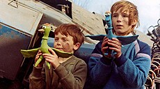 Milan �imá�ek a �aneta Fuchsová ve filmu Veselé Vánoce p�ejí chobotnice (1986)