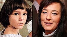 Bývalá d�tská filmová hv�zda �aneta Fuchsová v letech 1983 a 2014