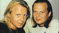 Lá�a K�í�ek (vpravo) a jeho bratr Miroslav v seskupení Damiens