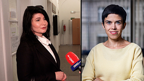 Soud eil spor mezi aktivistkou Nelou Liskovou (vlevo) a pirátskou...
