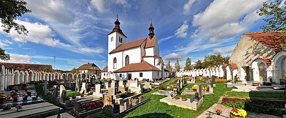Kaplikový hbitov v Albrechticích nad Vltavou na Písecku