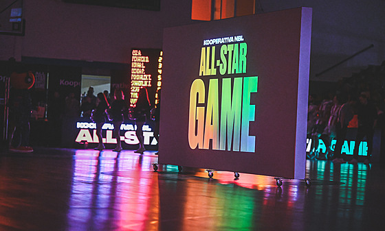 Momentka z All-Star Game KNBL v Ústí nad Labem