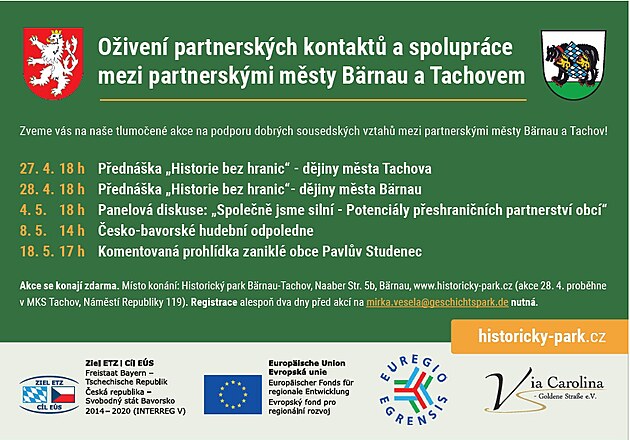 Tachov a Bärnau: partnerská města zvou k návštěvě
