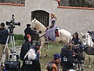 Tvrci pohdky Princezna zaklet v ase nateli na hrad Bouzov na Olomoucku....