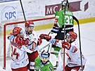 Utkání semifinále play off hokejové extraligy - 3. zápas: BK Mladá Boleslav -...