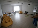 Jedna z terapeutick�ch m�stnost� v nov�m v�ze�sk�m pavilonu.