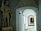 Zrekonstruovaná chodba v Mlýnské brán spojuje arcibiskupský zámek a kostel...